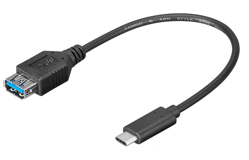 PremiumCord Adaptér USB-C (M) - USB 3.0 A (F), 0,2 m kur31-01