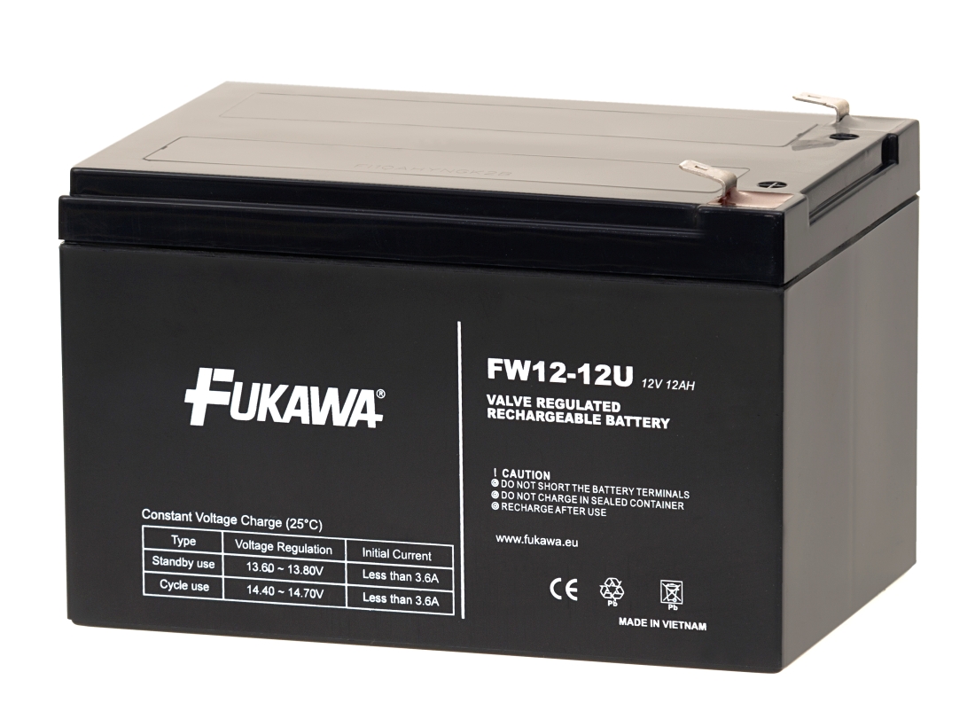Fiamm Batéria - FUKAWA FW 12-12 U (12V/12Ah - Faston 250), životnosť 5 rokov 12157 Fukawa