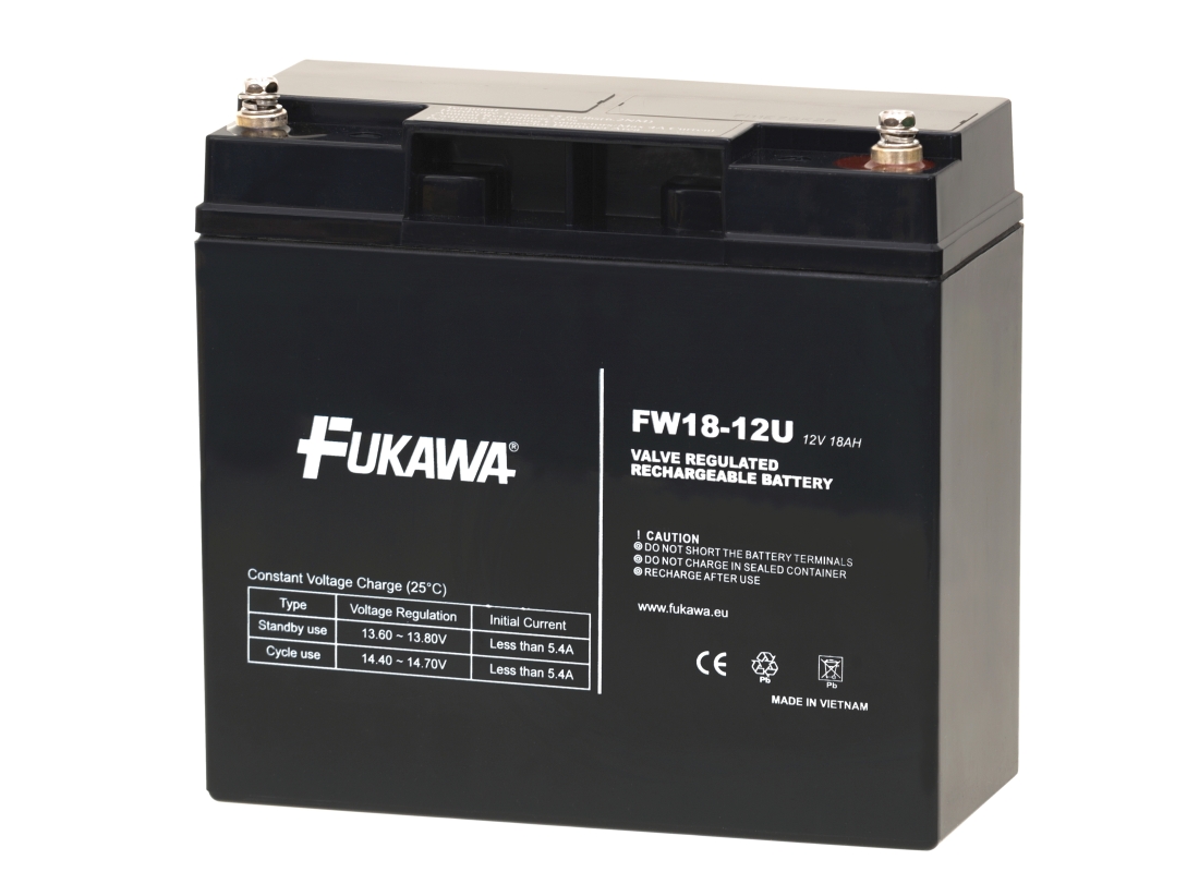 Fiamm Batéria - FUKAWA FW 18-12 U (12V/18Ah - M5), životnosť 5 rokov 12158 Fukawa