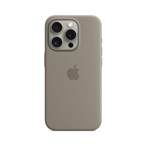 APPLE iPhone 15 Pro Silicone Case with MagSafe - Clay mt1e3zm-a Apple