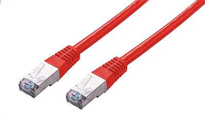 Kabel C-TECH patchcord Cat5e, FTP, červený, 0,5m CB-PP5F-05R C-Tech