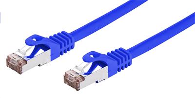 Kabel C-TECH patchcord Cat6, FTP, modrý, 1m CB-PP6F-1B C-Tech