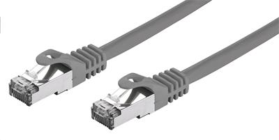 Kabel C-TECH patchcord Cat7, S/FTP, šedý, 0,25m CB-PP7-025 C-Tech