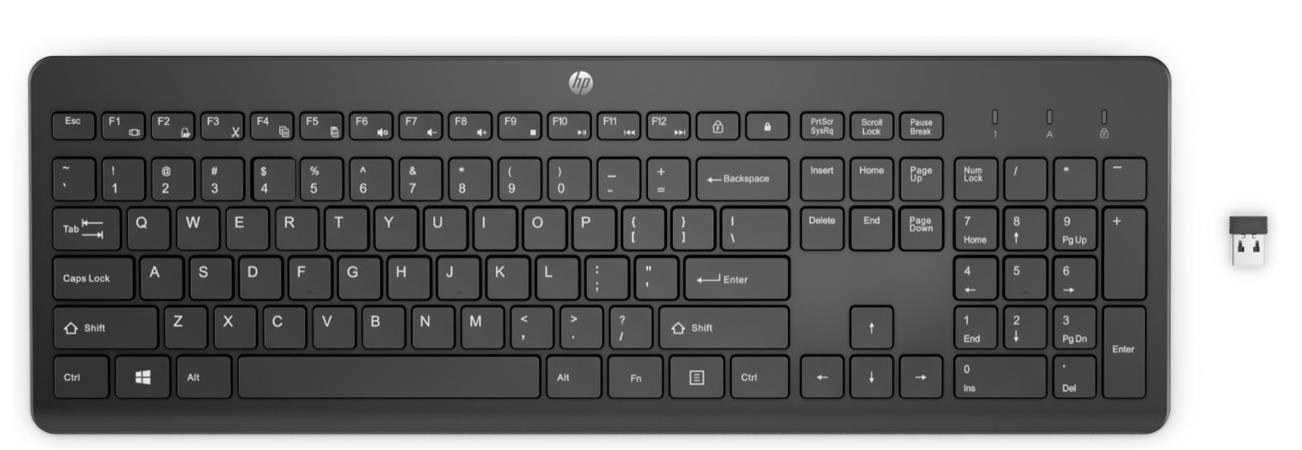 HP Bezdrátová klávesnice 230 ENG 3L1E7AA-ABB