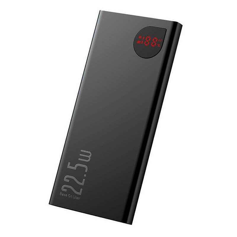 Baseus PPAD070001 Adaman 22.5W Quick Charge Powerbanka 10000mAh Black 6932172618292 NoName
