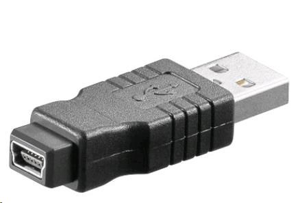 PREMIUMCORD Redukcia USB 2.0 A - MINI-B 5 PIN (M/F) kur-10 PremiumCord