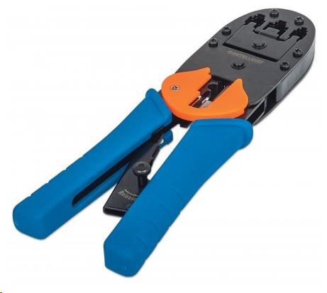 Krimpovacie kliešte Intellinet pre konektory RJ45, RJ11, RJ12 211048
