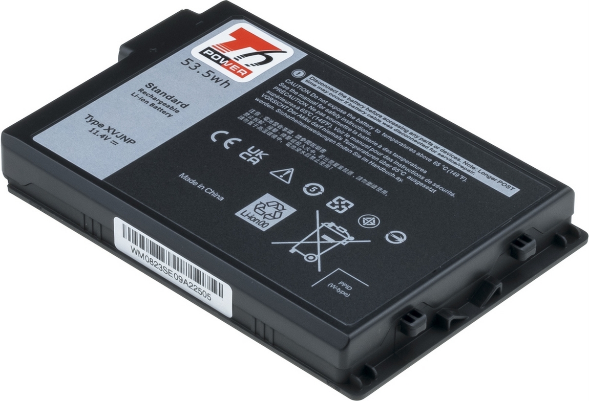 Baterie T6 Power Dell Latitude 5430, 7330 Rugged, 4690mAh, 53,5Wh, 3cell, Li-ion NBDE0237 T6 power