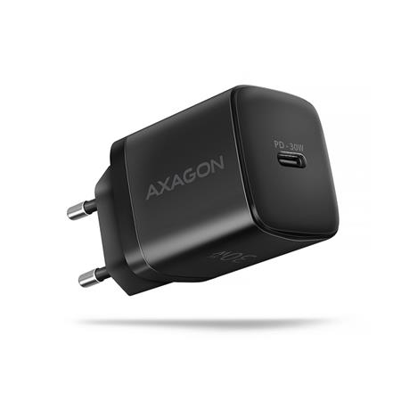 AXAGON ACU-PD30, Sil nabíjačka do siete 30W, 1x port USB-C, PD3.0/PPS/QC4+/SFC/AFC/Apple, čierna Axagon