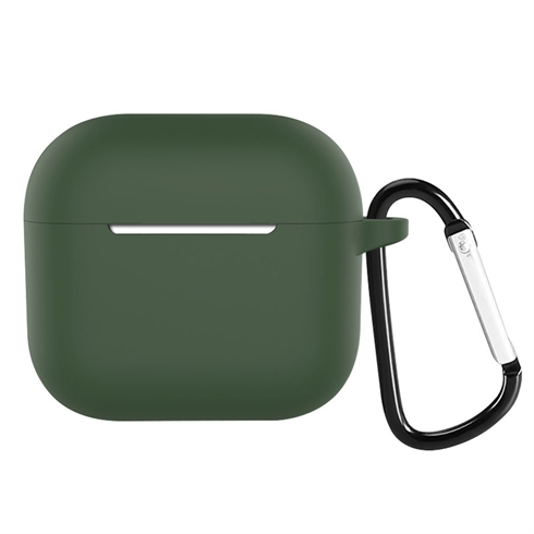 Devia puzdro Silicone Suit Case pre Apple AirPods 3 - Dark Green 6938595351112