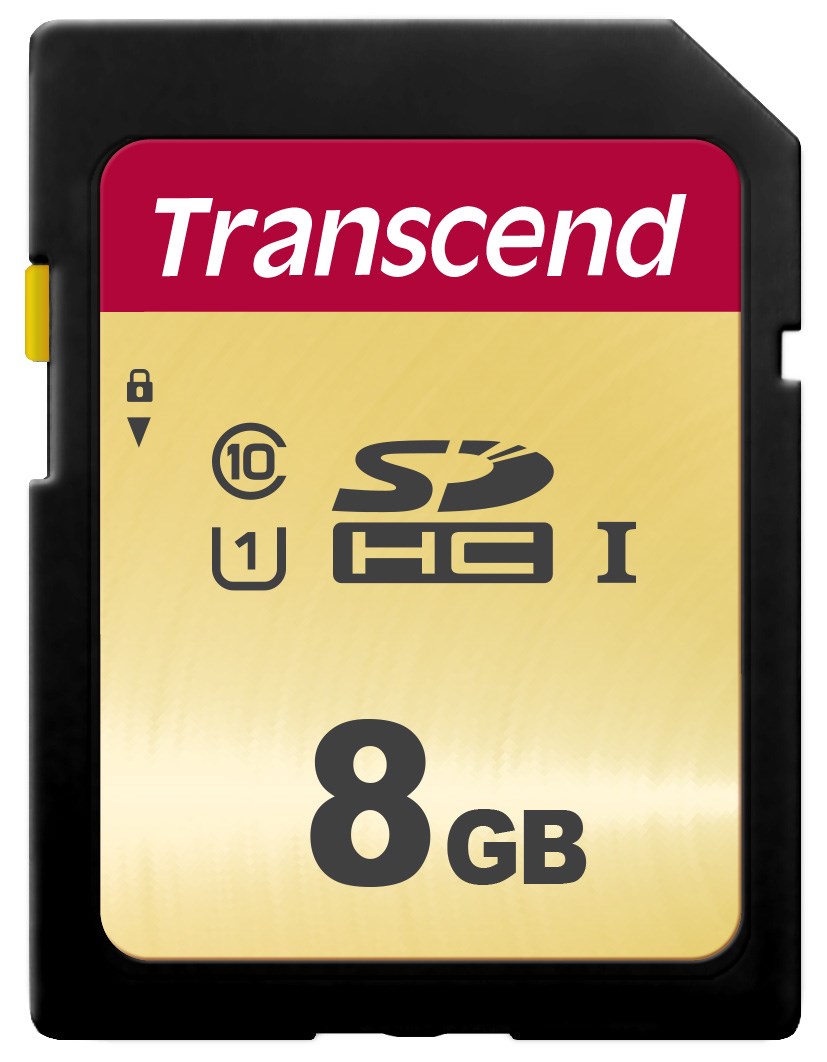 Karta TRANSCEND SDHC 8GB 500S, UHS-I U1 (R:95/W:20 MB/s) TS8GSDC500S Transcend