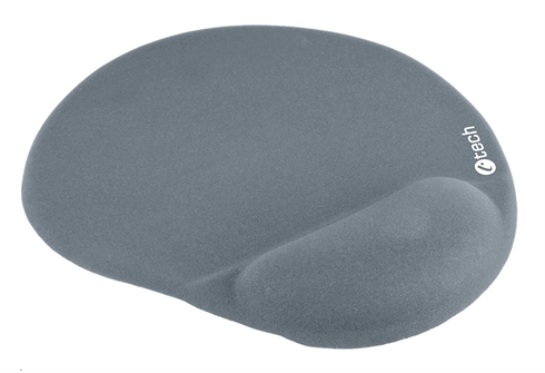 Podložka pod myš gélová C-TECH MPG-03GR, sivá, 240x220mm C-Tech