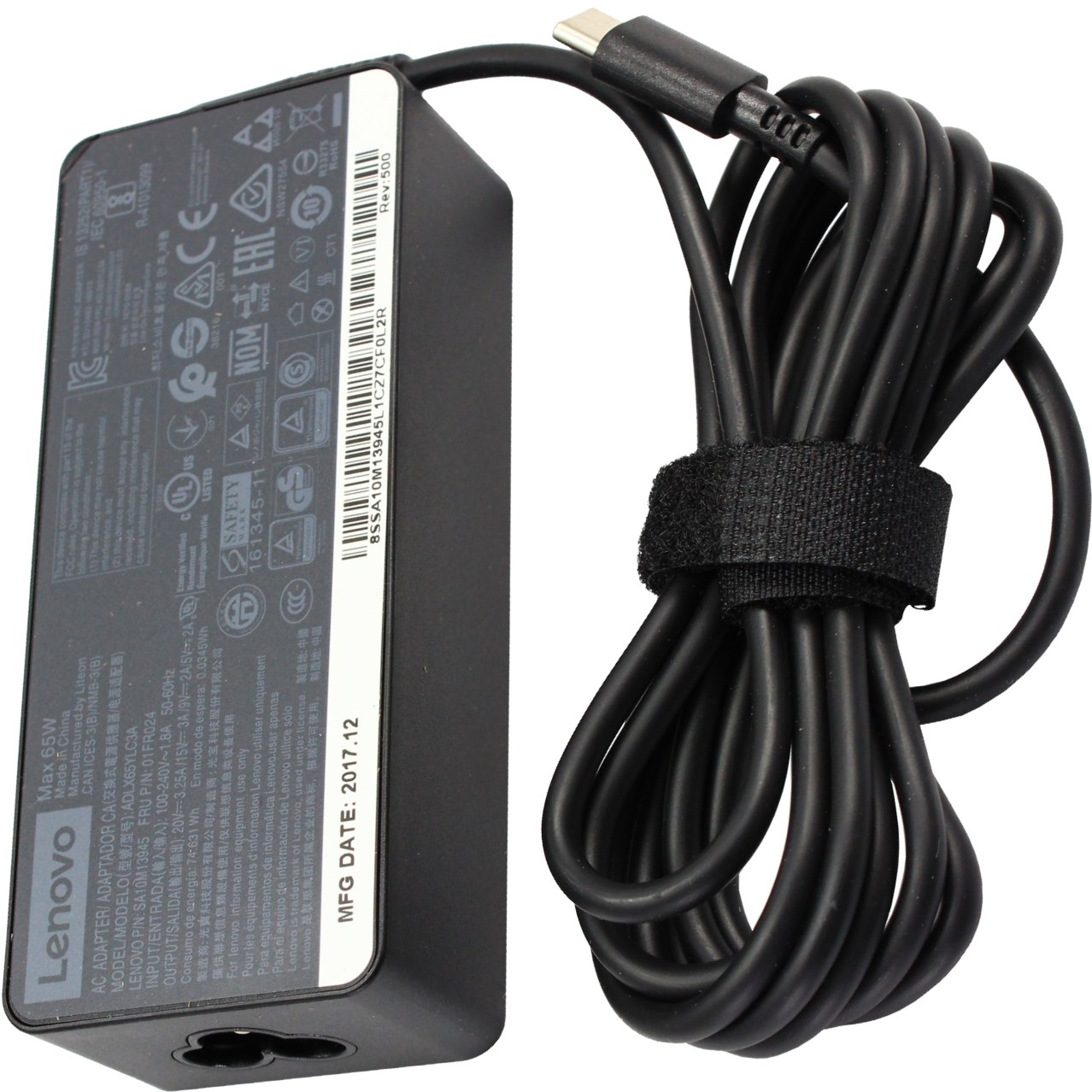 Napájací adaptér 65W 5V/9V/15V/20V, USB-C, originál Lenovo 77011216 SIL