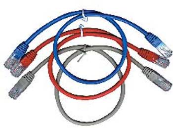 C-TECH Kabel patchcord Cat5e, UTP, šedý, 50m CB-PP5-50 C-Tech
