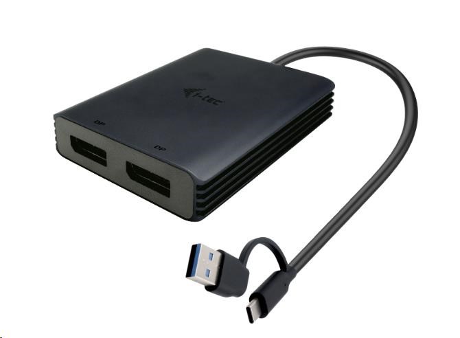 i-tec USB-A/USB-C Dual 4K DP Video adaptér CADUAL4KDP I-Tec