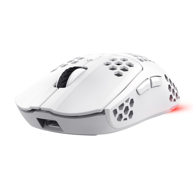 TRUST bezdrátová myš GXT 929W Helox Lightweight, RGB, Bílá 25390 Trust