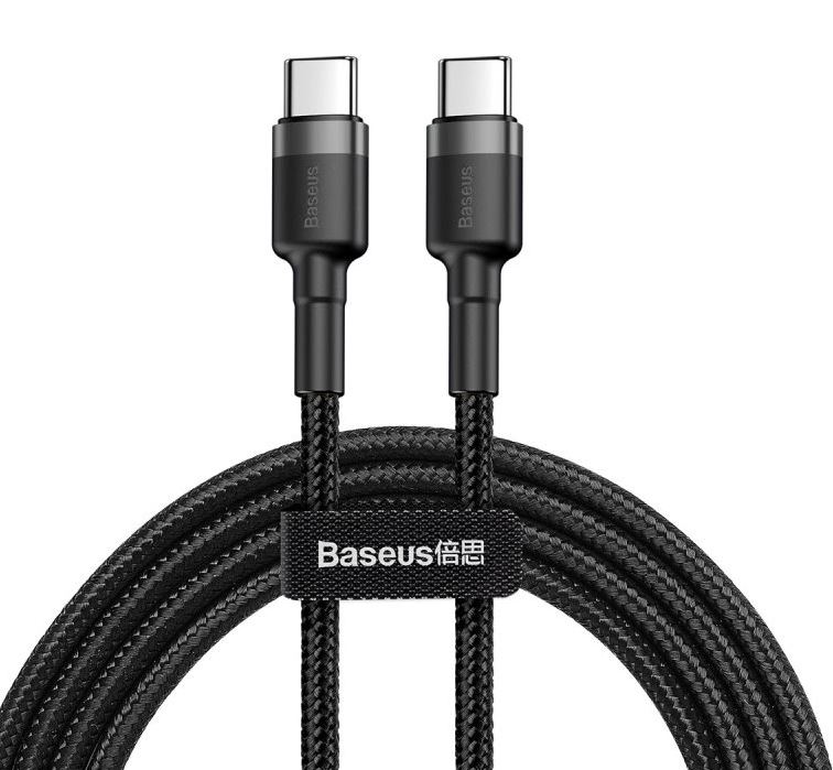 Baseus CATKLF-HG1 Cafule Kabel USB-C 60W 2m Gray/Black 6953156285231 NoName