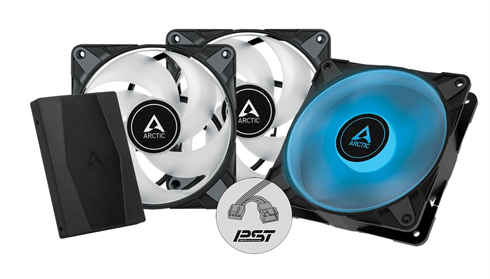 Arctic ventilátor P12 PWM PST RGB 3ks balenie + ovladac ACFAN00229A Arctic Cooling