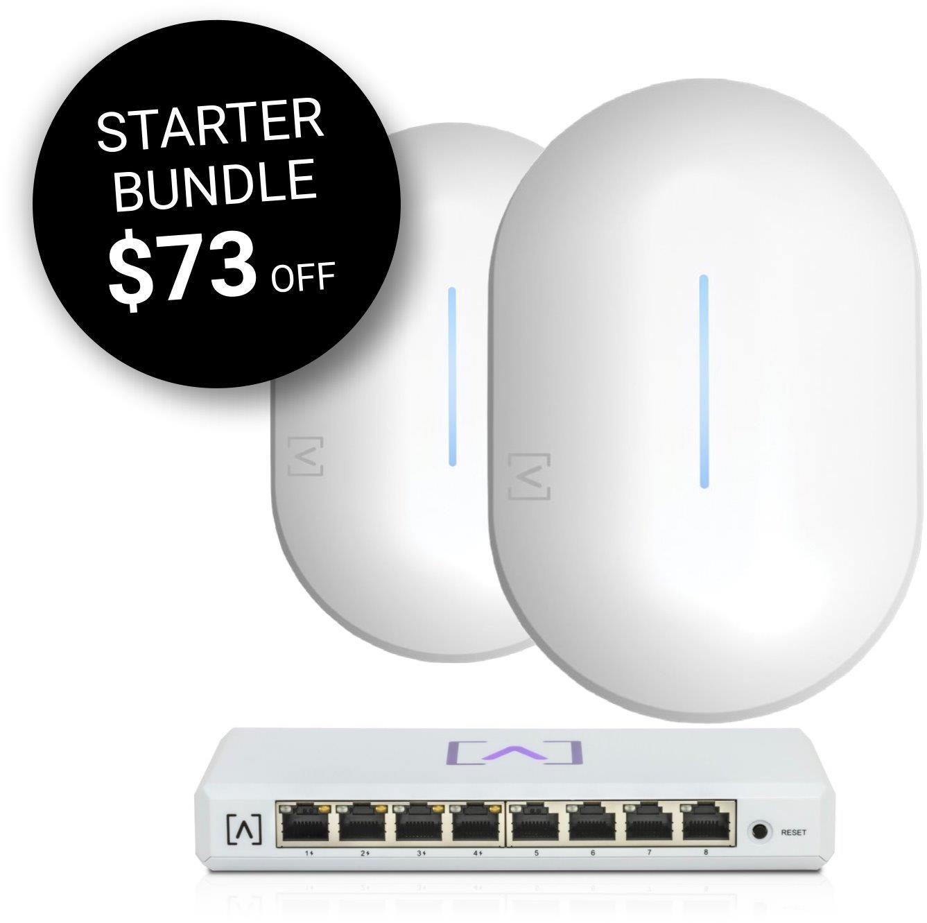 Alta Labs Starter Bundle, S8-POE + 2x AP6 S8-POE+AP6 Ubiquiti