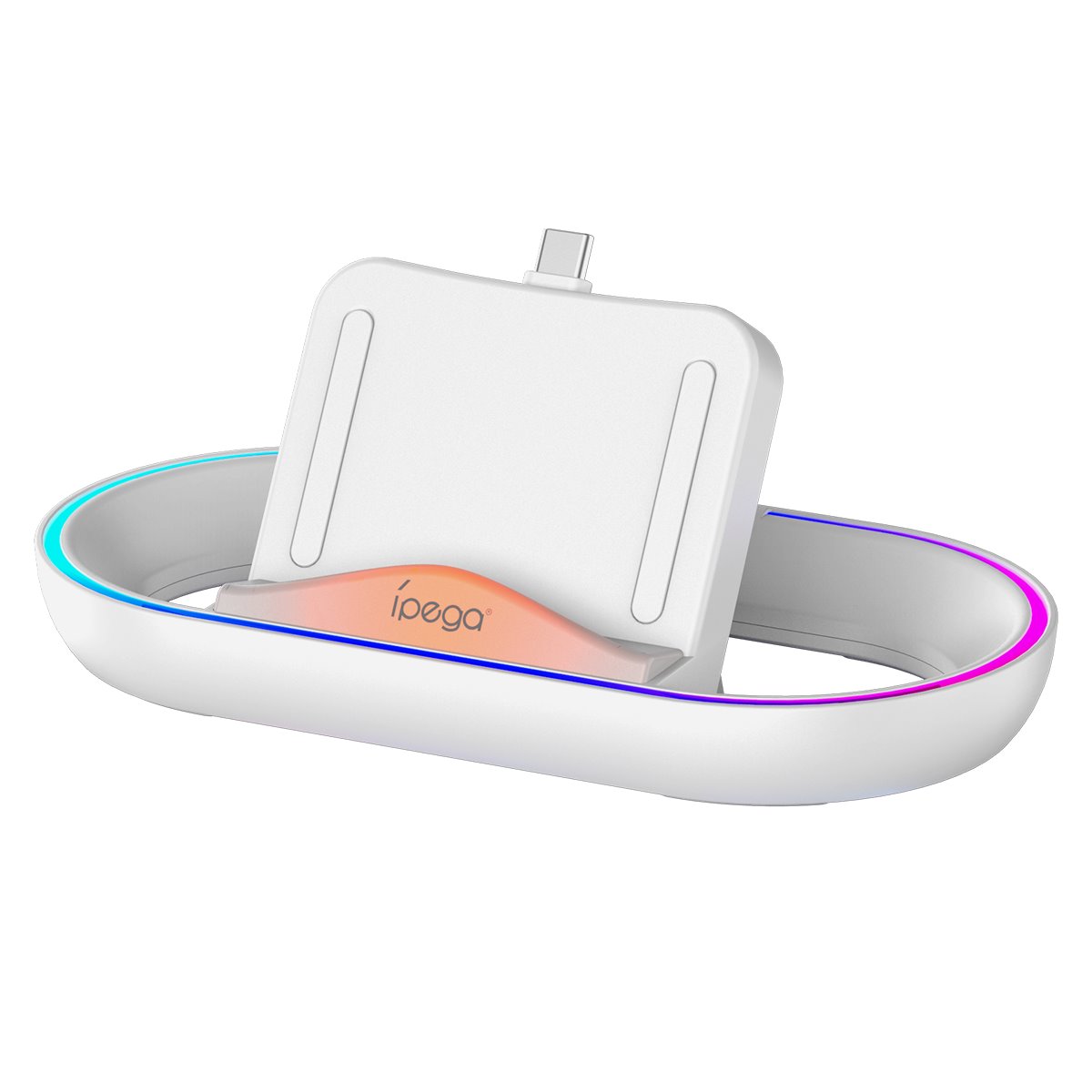 iPega P5P02 Charger Dock s RGB pre Playstation Portal Remote Player White 6974363711115 NoName