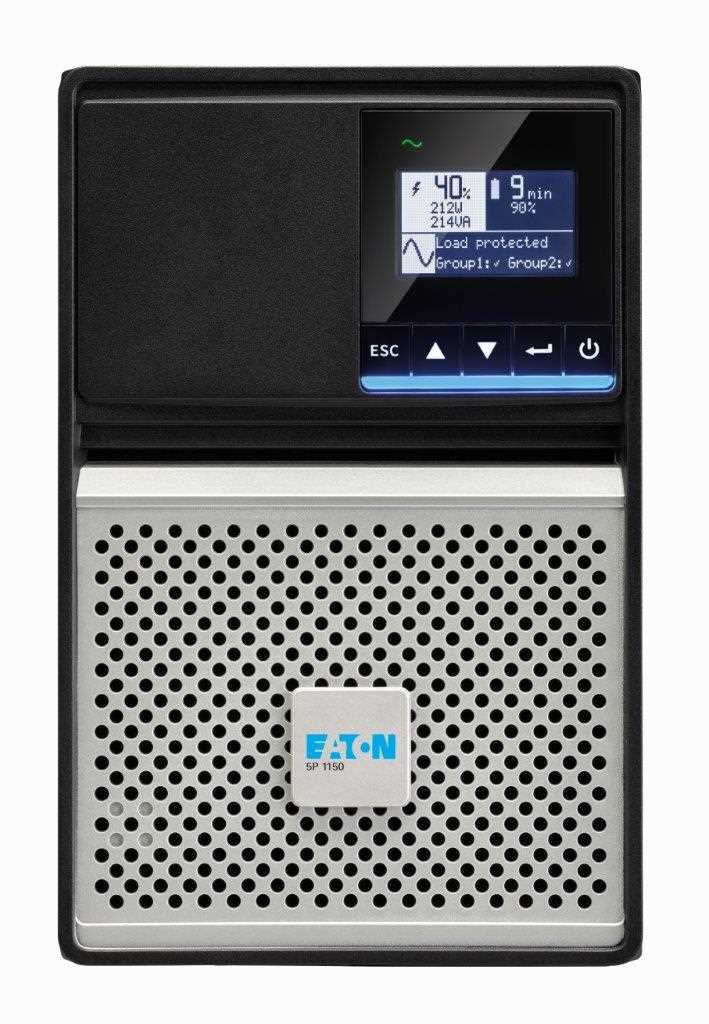 Eaton 5P Gen2 UPS, 1150 VA, 920 W, Input: C14, Outputs: (8) C13, Tower 5P1150IG2