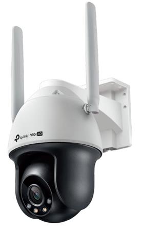 TP-LINK "4MP 4G LTE Full-Color Wi-Fi Pan/Tilt Network CameraSPEC: 4G Cat4 150/50 Mbps, LTE-FDD/LTE-TDD/HSPA+/UMTS, H.26 VIGI C540-4G(4mm) TP-link
