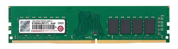Transcend paměť 16GB DDR4 2400 U-DIMM 2Rx8 CL17 TS2GLH64V4B