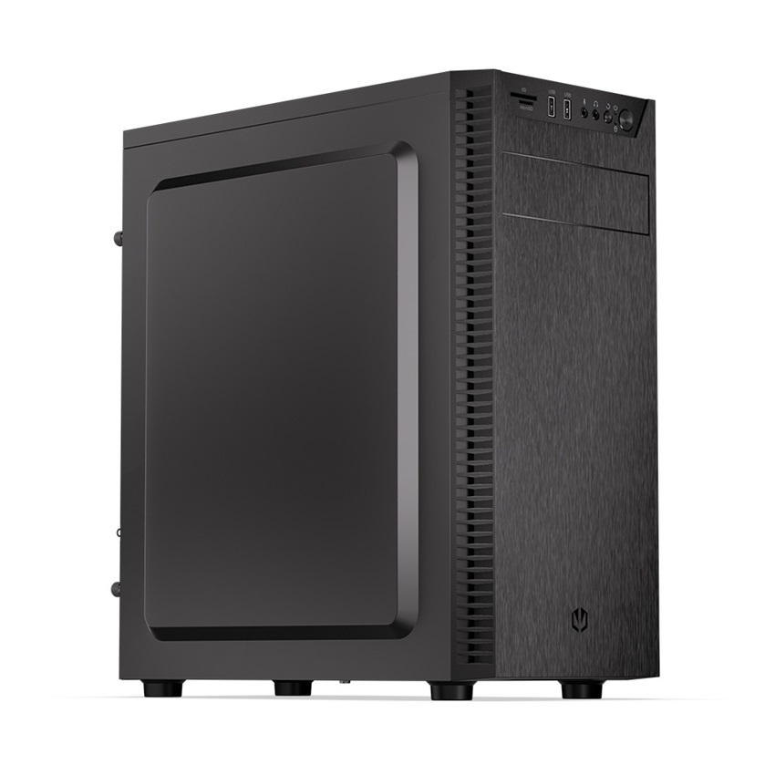 Endorfy skříň Armis 100 Solid / Mid Tower / 2xUSB / SD/microSD čtečka / 1x120 Fan / černá EY2A015