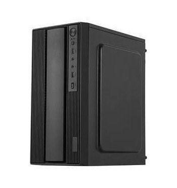 EUROCASE skříň MC MF-300B, Micro Tower, 1xUSB-C, 2xUSB 3.0, 2x audio, bez zdroje MC MF-300B USB-C Eurocase