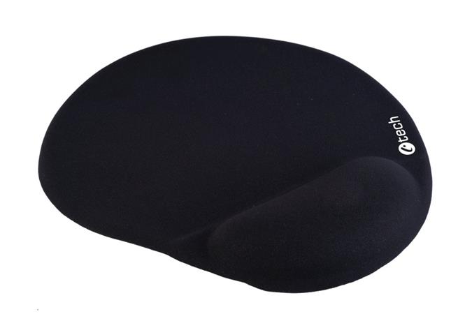 C-TECH podložka pod myš gelová MPG-03, černá, 240x220mm MPG-03BK C-Tech