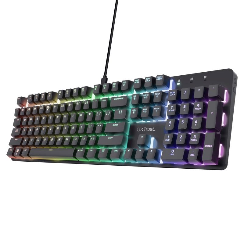 TRUST GXT871 ZORA MECHANICAL KEYBOARD CZ/SK 25684 Trust