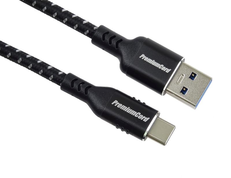 PREMIUMCORD Kabel USB-C na USB 3.0, 5Gbit/s, 2m ku31cx2 PremiumCord