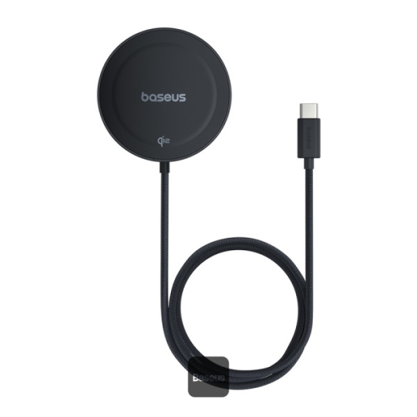 Baseus bezdrôtová nabíjacia magnetická podložka Simple Mini4 Qi2 15W čierna 6932172658427 NoName