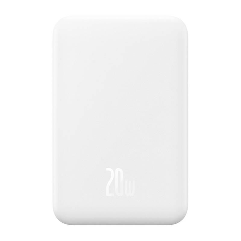 Baseus power banka Mini s bezdrôtovým nabíjaním 5000 mAh 20W USB-C biela 6932172636210 NoName