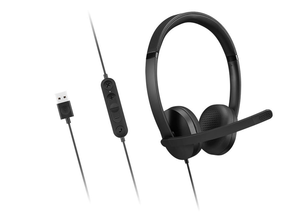 LENOVO sluchátka USB-A Wired Stereo Headset Gen 2 4XD1P83425 Lenovo