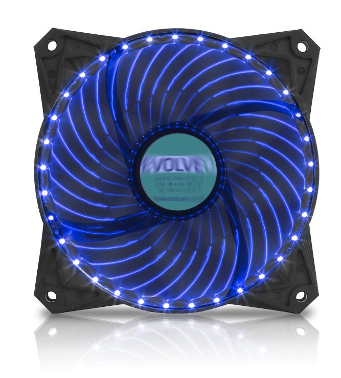 EVOLVEO ventilátor 120mm, LED 33 bodů, modrý FAN12BL33 Evolveo
