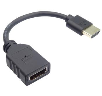 PremiumCord Flexi adaptér HDMI samec - samica na flexibilné káblové pripojenie k televízoru kphdma-25