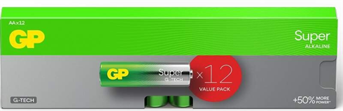 EMOS GP Alkalická batéria GP Super LR6 (AA), 12 ks B0124T