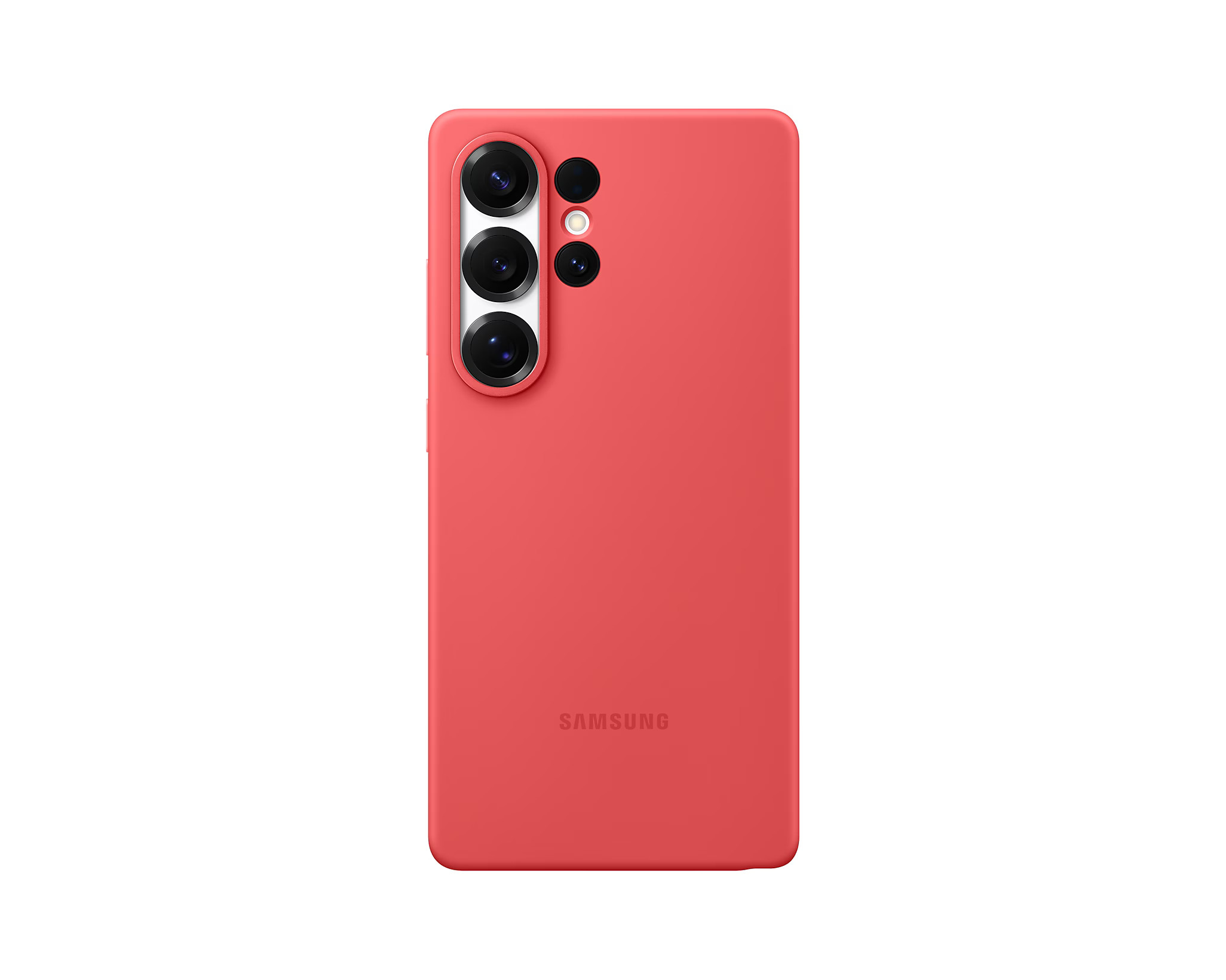 Samsung Silikónový zadný kryt pre Galaxy S25 Ultra Red EF-PS938CREGWW