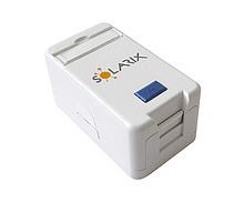 Solarix Zásuvka modulární pro 1 keystone na omítku bílá SXMO-1-0-WH 23100121