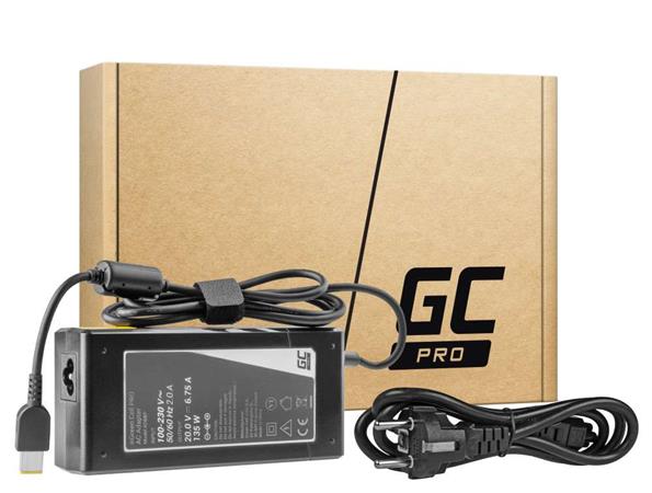 Green Cell PRO Charger / AC Adapter 20V 6.75A 135W for Lenovo IdeaPad Gaming L340-15 L340-17 15ARH05 15IMH05 Legion Y520 Y530 AD68P