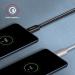 AXAGON BUCM32-CM05AB, SPEED+ kábel USB-C  USB-C, 0.5m, USB 20Gbps, PD 100W 5A, 4K HD, ALU, opletenie, čierny Axagon