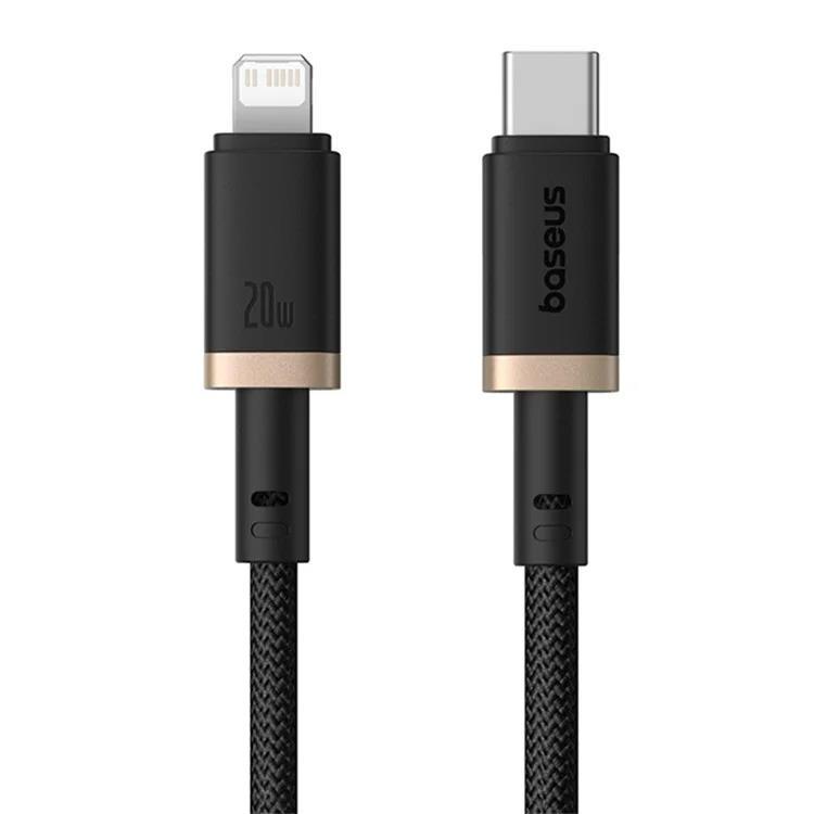 Baseus Rýchlonabíjací kábel Dura USB/Lightning 2m 20W čierno zlatý 6932172669942 NoName