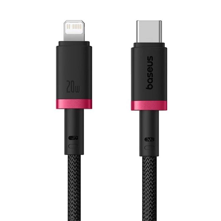Baseus Rýchlonabíjací kábel Dura USB/Lightning 2m 20W červeno čierny 6932172669928 NoName
