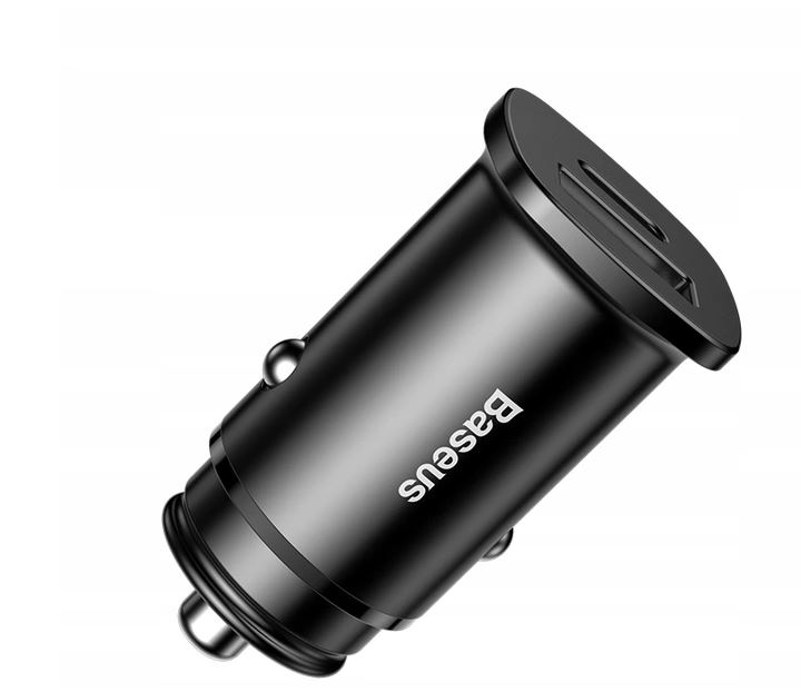 Baseus Rýchlonabíjačka do auta USB/USB-C QC 30W čierna 6953156281837 NoName