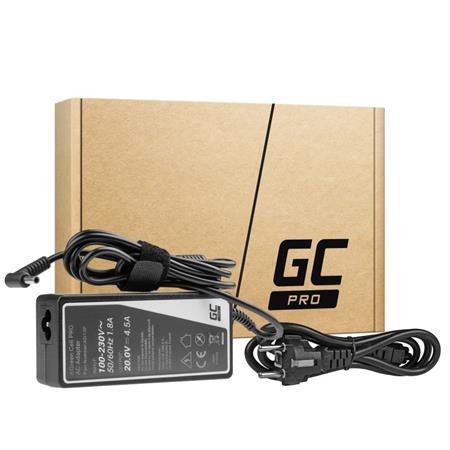 Green Cell PRO Charger / AC Adapter 20V 4.5A 90W for Lenovo B570 G550 G570 G575 G770 G780 G580 G585 IdeaPad P580 Z510 Z580 Z585 AD13P
