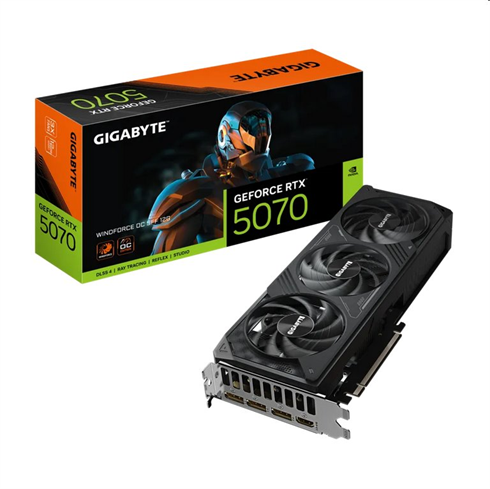 GIGABYTE GeForce RTX 5070 WINDFORCE SFF/OC/12GB/GDDR7 GV-N5070WF3OC-12GD Gigabyte
