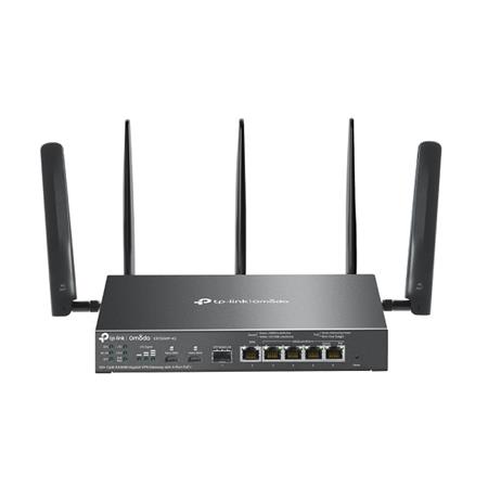 TP-LINK "Omada 4G+ Cat6 AX3000 Gigabit VPN Gateway with 4-Port PoE+PORT: 1× Gigabit SFP WAN/LAN Port, 1× Gigabit RJ45 W ER706WP-4G TP-link