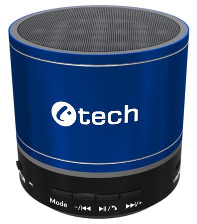 C-TECH reproduktor SPK-08L, bluetooth, baterie, USB-C, modrá C-Tech