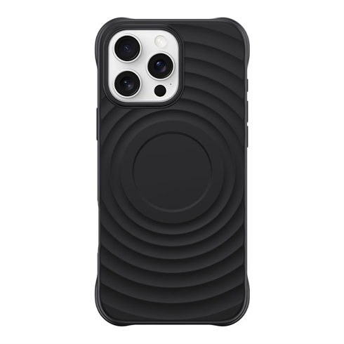 Devia kryt Ripple Magnetic Shockproof TPU Case pre iPhone 16 Pro Max - Black 6942297116061
